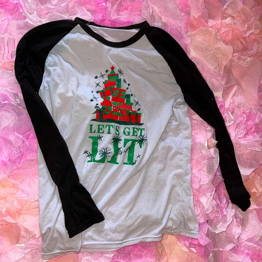 Let’s Get Lit Christmas sleepshirt
